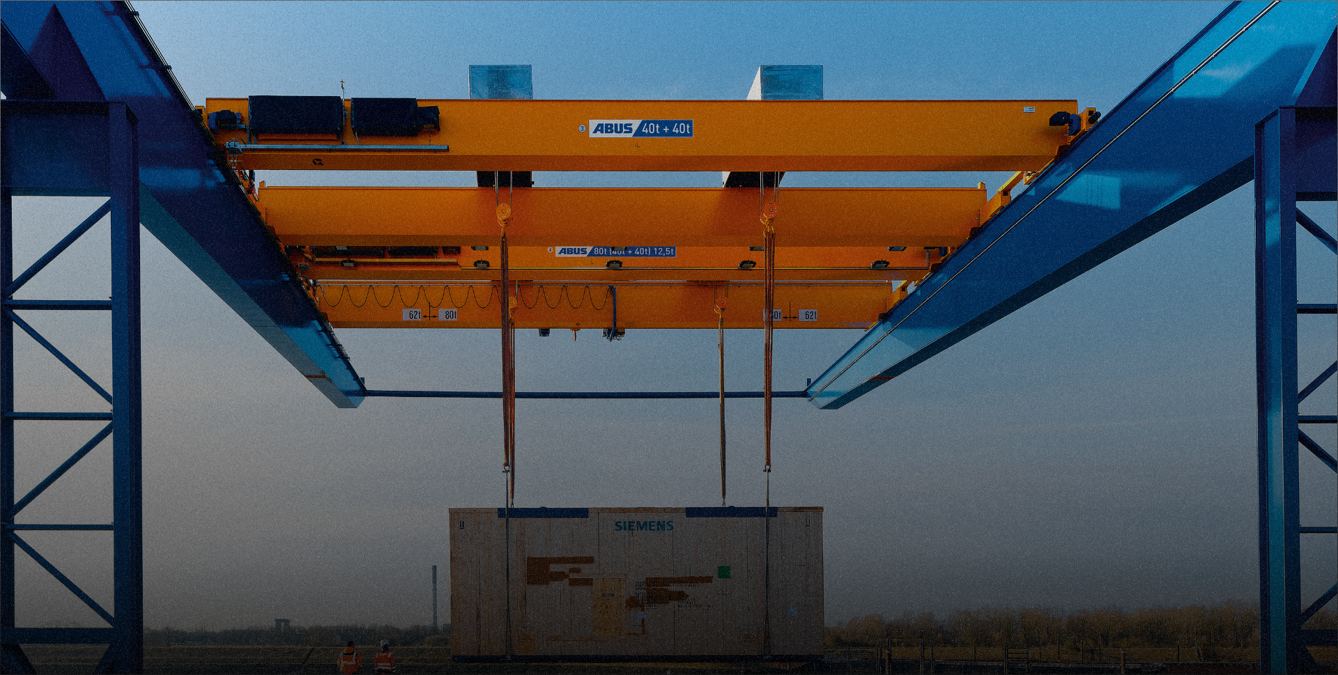 Grúa puente 40Toneladas México Abus Highlift
